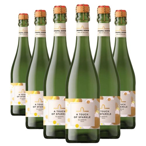 Buy a Case of 6 Bottles of Chapel Down A Touch of Sparkle 75cl - Securely Packaged and Delivered Together